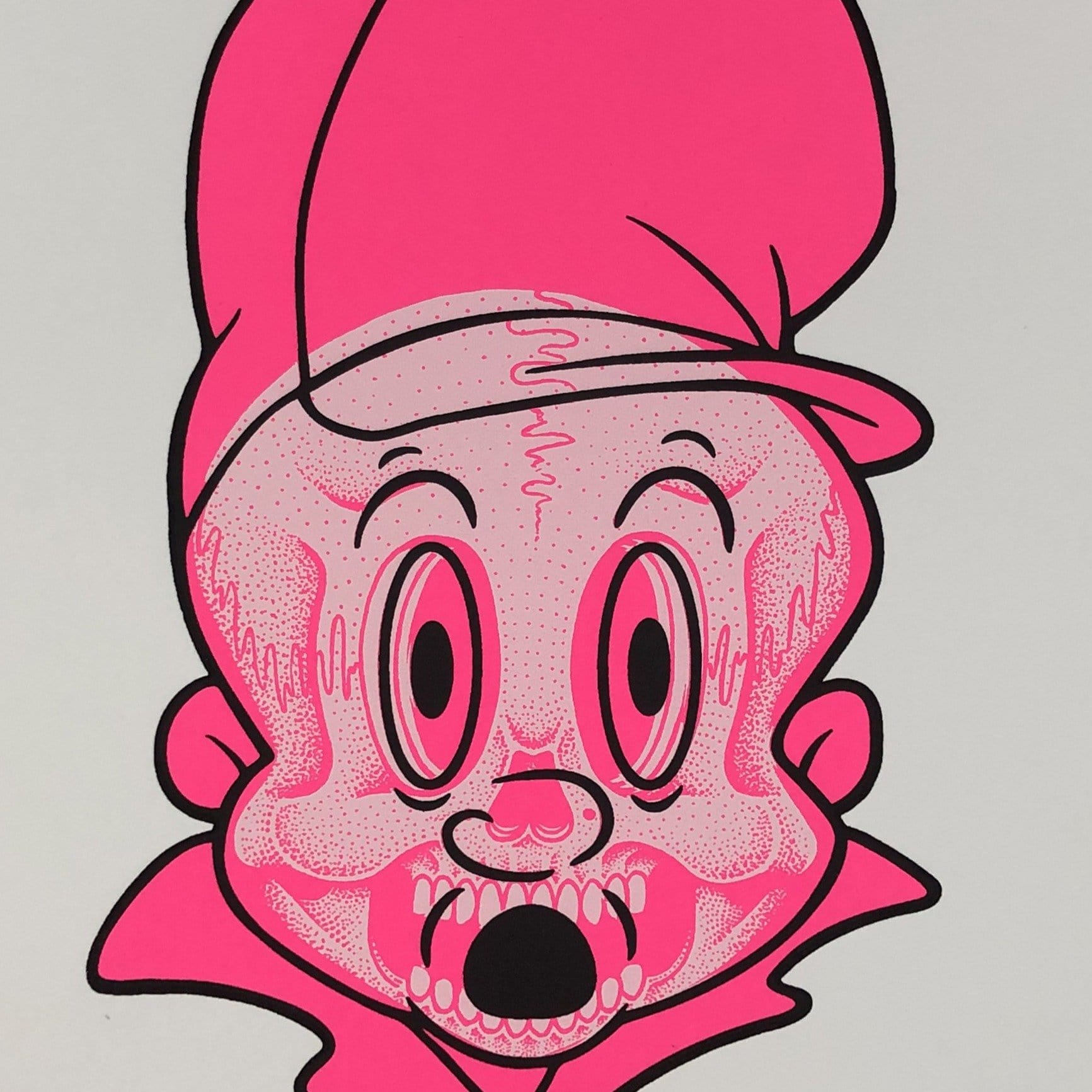 Elmer Hunted - Pink Enlarged