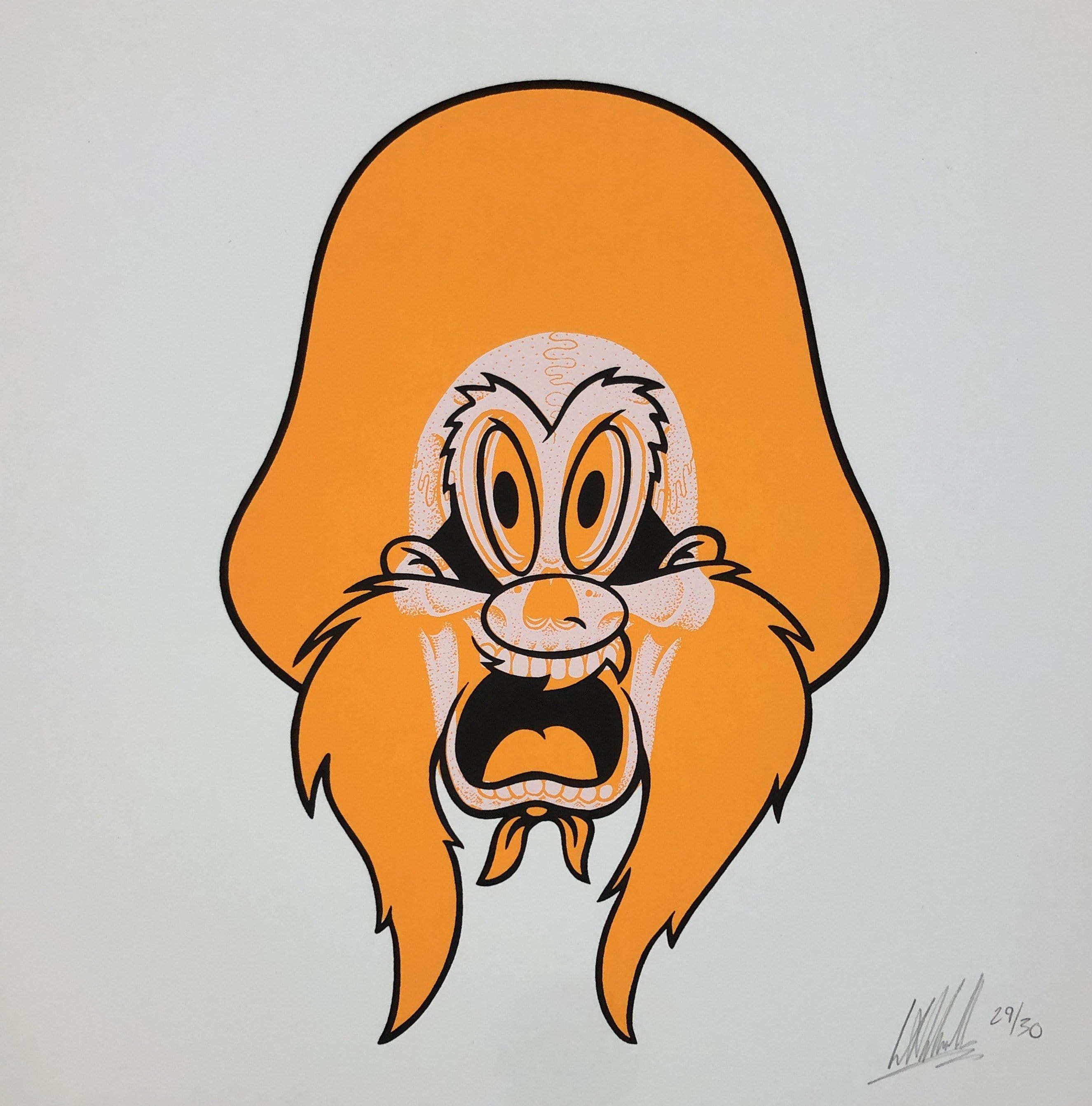 Sam Hunted - Orange Enlarged