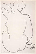 Seated Nude Back View, 1958