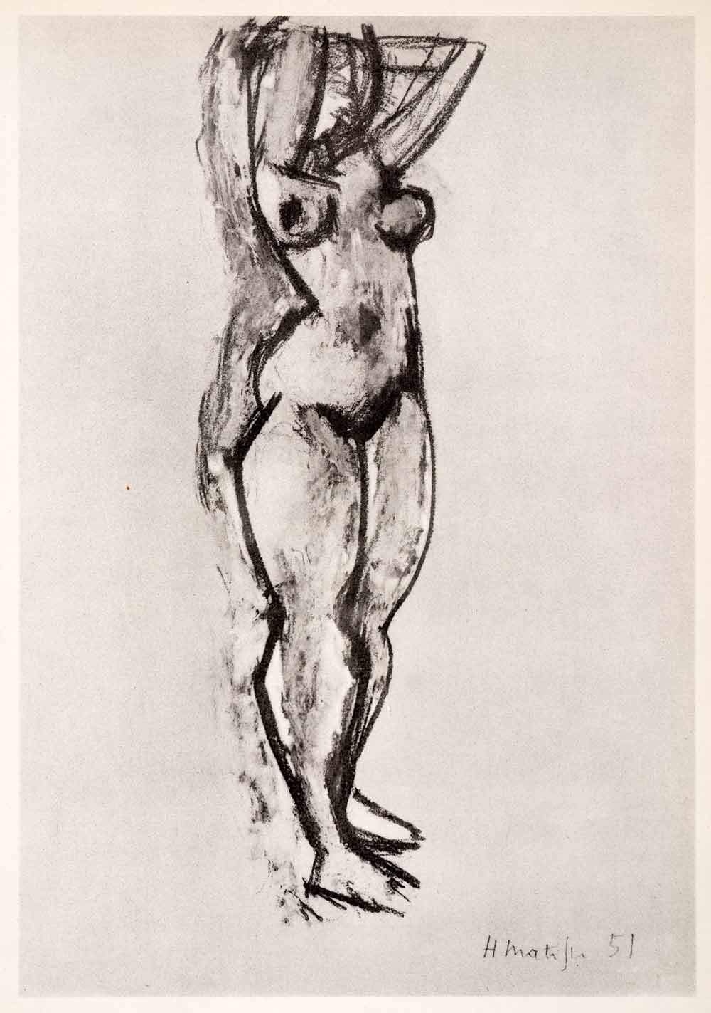 Standing Nude, 1958 Enlarged