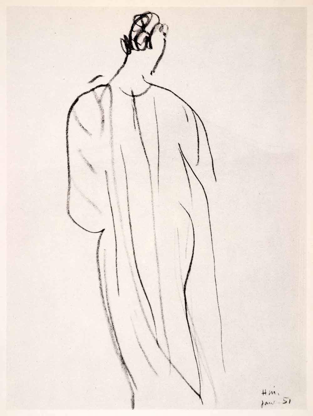 Female Figure, 1958 Enlarged