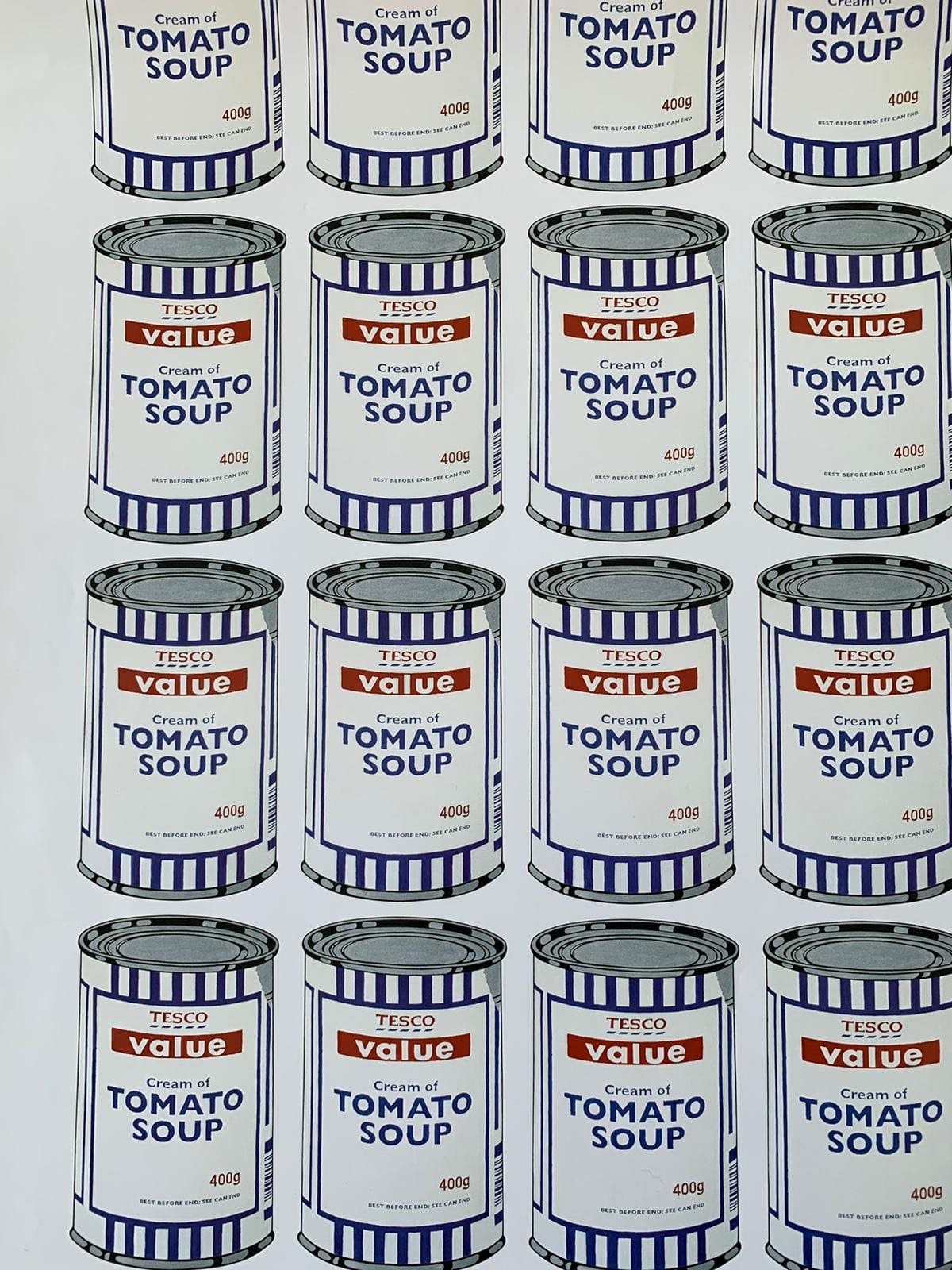 Soup Cans, 2006 Enlarged