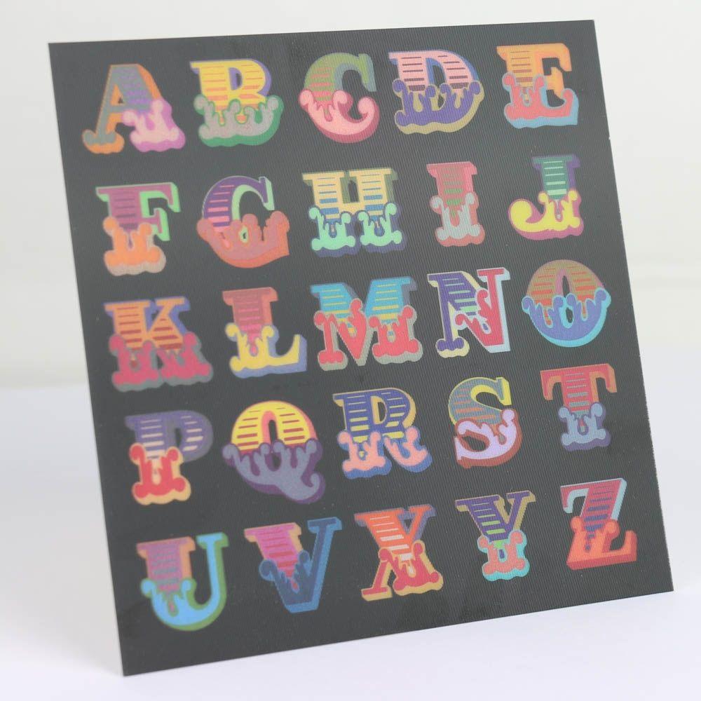 Postcard Circus Alphabet - 2 Pack Enlarged