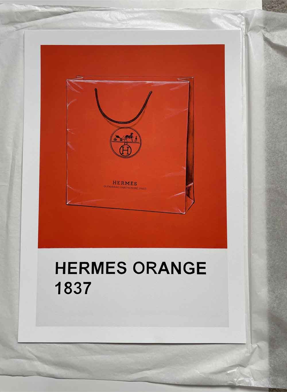Hermés Orange Enlarged