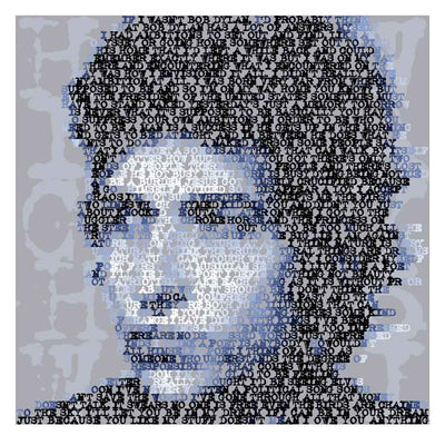 Bob Dylan Highway Art Print by Mike Edwards