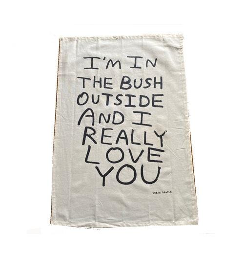 Bush - Tea Towel Enlarged
