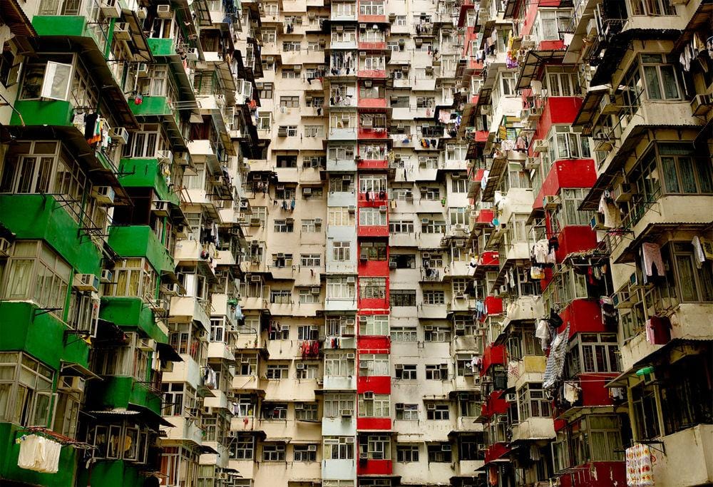 Hong Kong Apartments II by Chris Frazer Smith Enlarged