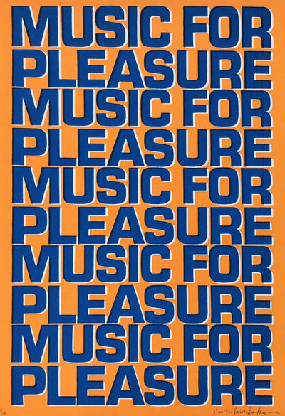 Music for Pleasure Orange & Blue
