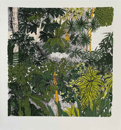 Tropical Overlook, Barbican Art Print by Clare Halifax - Art Republic