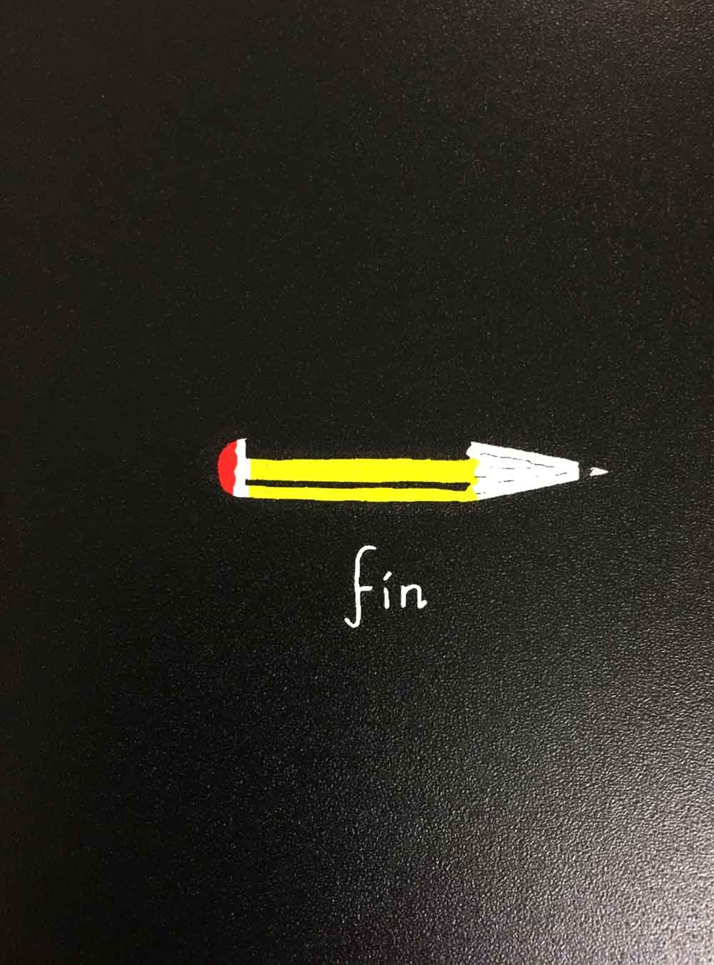 Pencil 'Fin', 2019 Enlarged