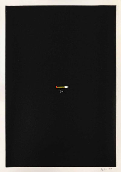 Pencil 'Fin', 2019 Art Print by Colour Black - Art Republic