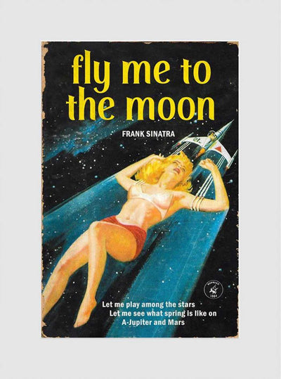 Fly Me to the Moon Art Print by Linda Charles - Art Republic