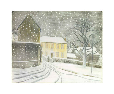 Halstead in the Snow - 1935 Art Print by Eric Ravilious - Art Republic