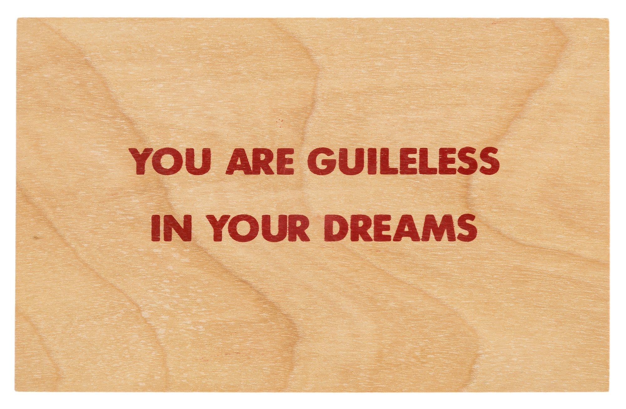 You Are Guileless In Your Dreams, 1996 Enlarged
