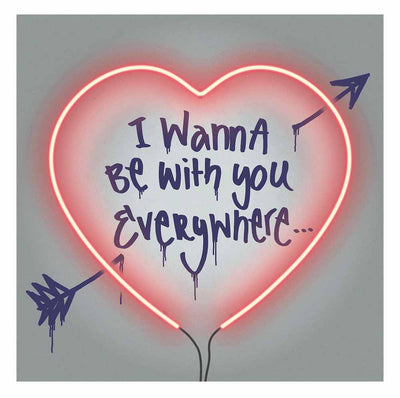 I Wanna Be With You Everywhere XL Art Print by Kid-B - Art Republic