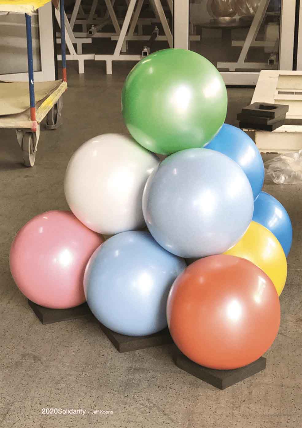 Colored Balls (Pyramid), 2019 Enlarged
