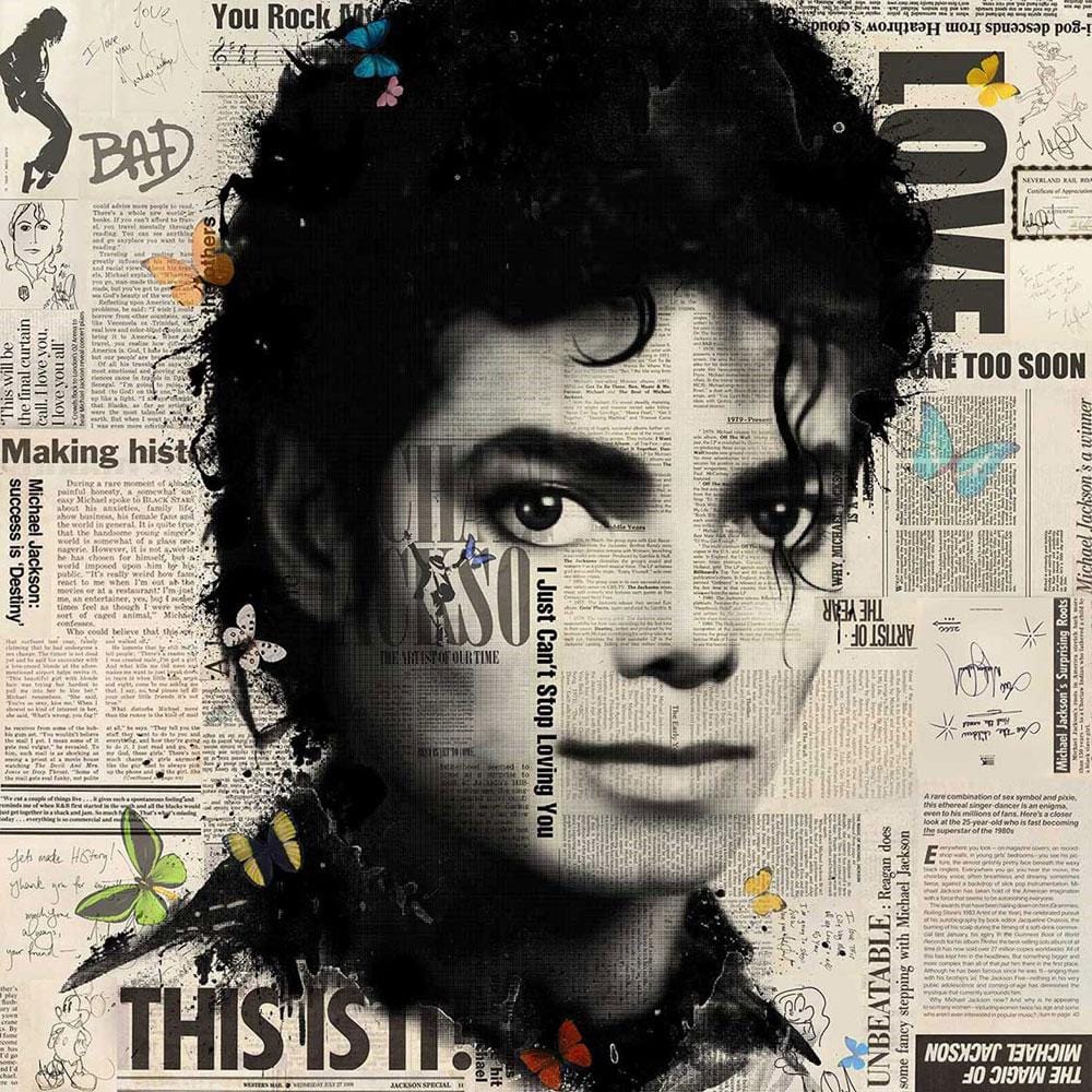 Michael Jackson Enlarged