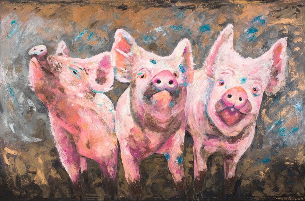Three Little Pigs Enlarged