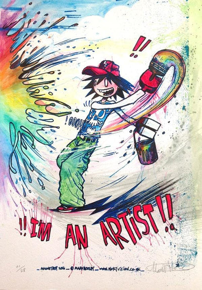I'm An Artist! Art Print by Mark Hooley - Art Republic