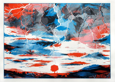 When Lightning Strikes Art Print by Chris Keegan - Art Republic