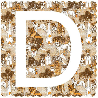 D is For Dog Art Print by Clare Halifax - Art Republic