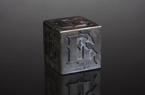 Metal Cube Enlarged