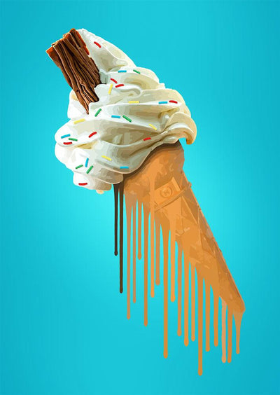 Ice Cream Sprinkles Art Print by Carl Moore - Art Republic
