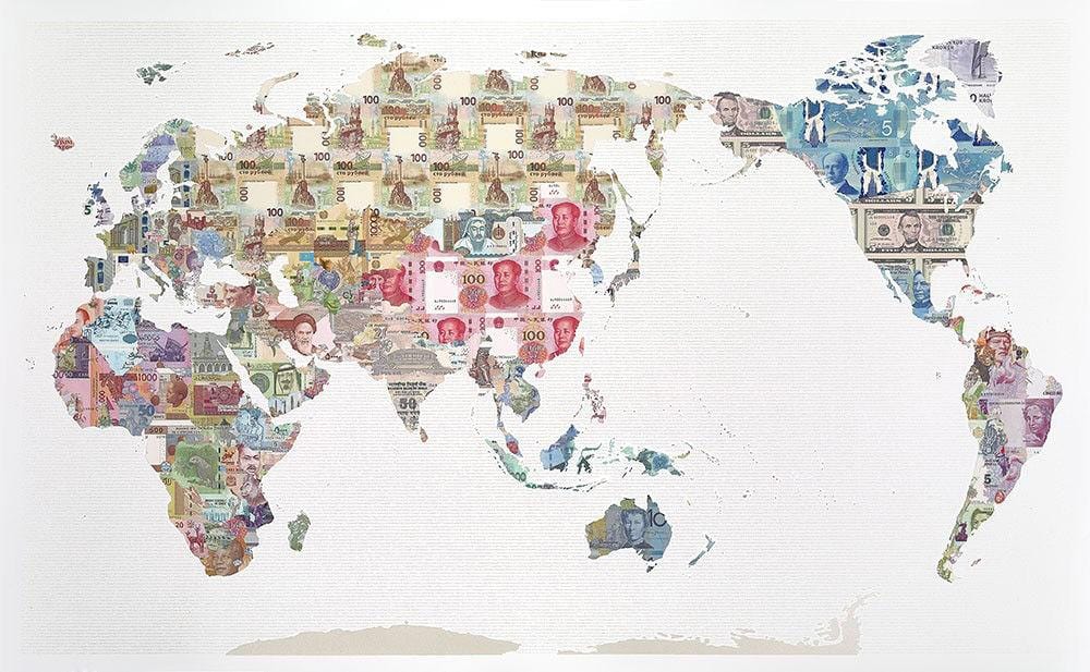 Money Map of the World - China Enlarged