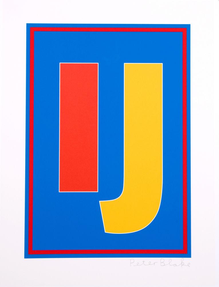 I & J - The Dazzle Alphabet Enlarged