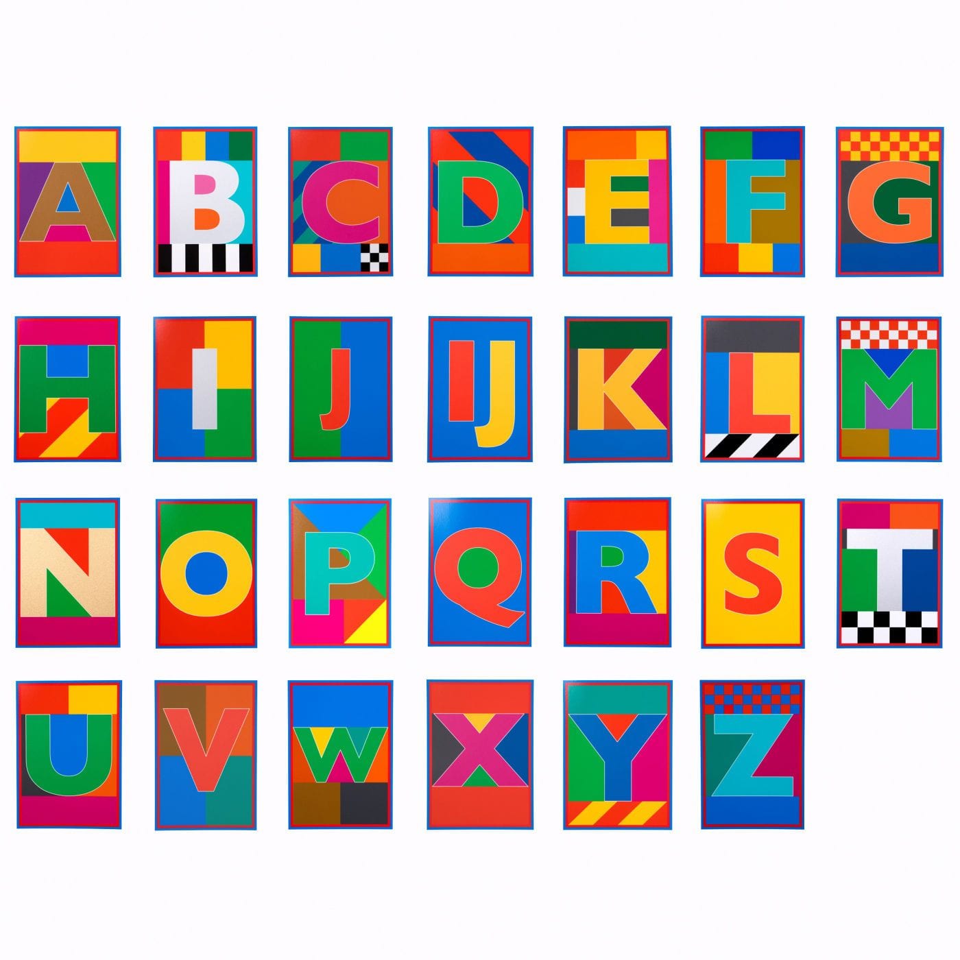 The Dazzle Alphabet Box Set Enlarged