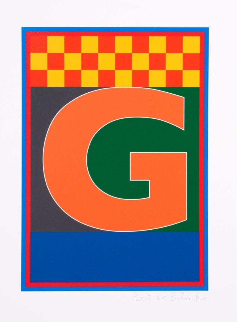 G - The Dazzle Alphabet Enlarged