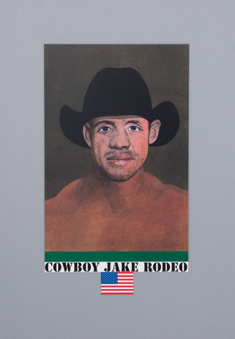 Cowboy Jake Rodeo Enlarged