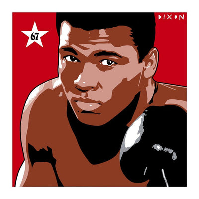 Muhammad Ali Art Print by Simon Dixon - Art Republic