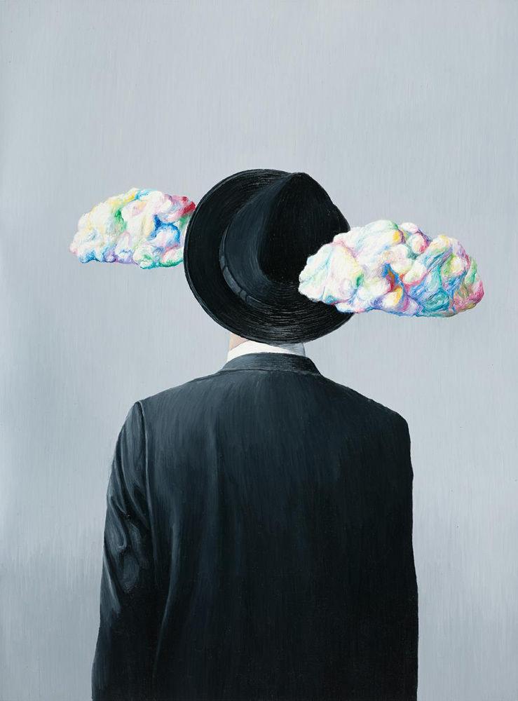 Magritte's Cloud Enlarged