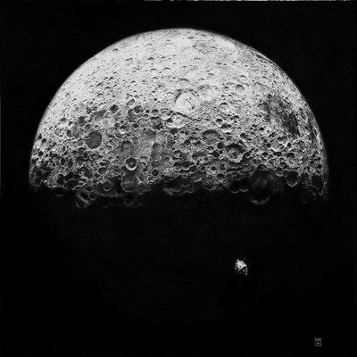 Dark Side of the Moon - Medium Art Print by CJP - Art Republic