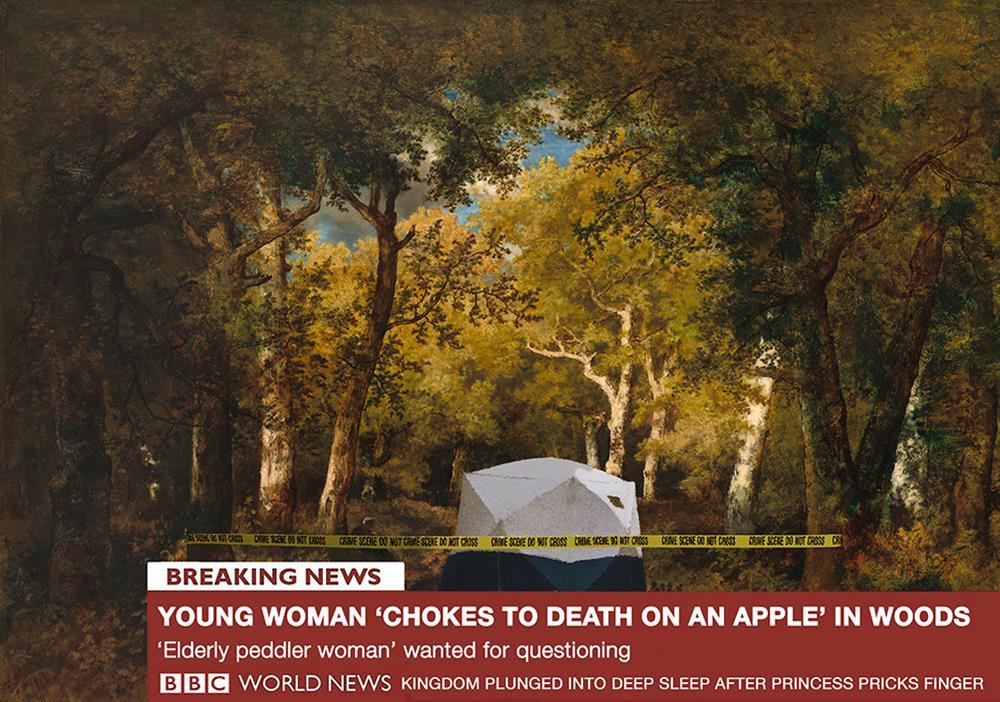 Breaking News - Snow White - A3 Enlarged