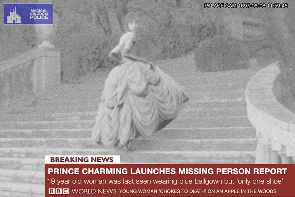 Breaking News - Cinderella - A3 Enlarged