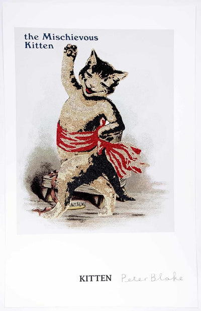 Kitten Art Print by Peter Blake - Art Republic