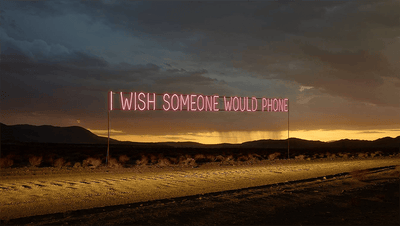 I Wish Someone Would Phone - Small Photography Print by Samuel Hicks - Art Republic
