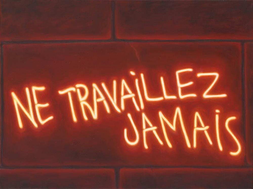 Neon Graffiti (For Guy Debord And The Situationist International) Enlarged