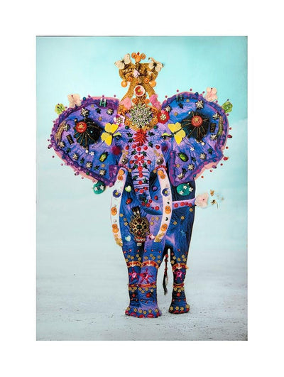 Violet Elephant - XL By B-Brown and David Scheinmann