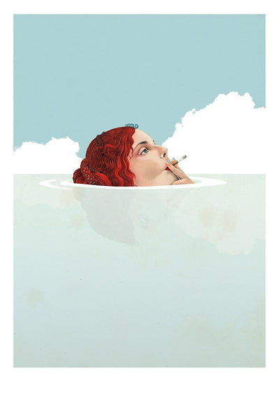 Smoke II Art Print by Delphine Lebourgeois - Art Republic