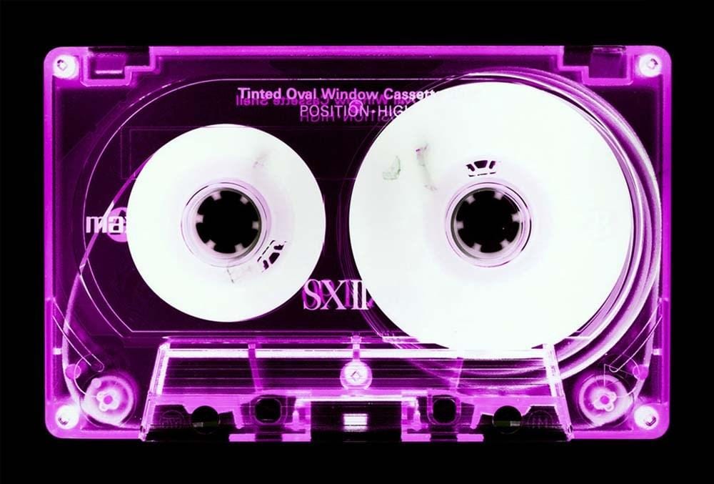 Pink Tinted Cassette - Large Enlarged
