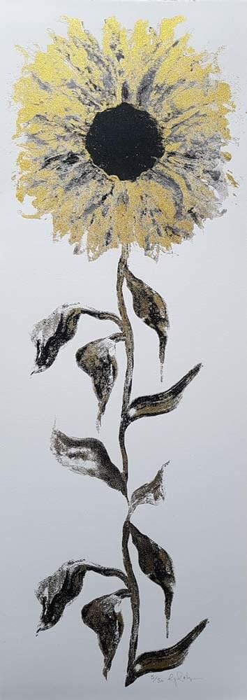 Sunflower Gold Art Print by Gavin Dobson - Art Republic