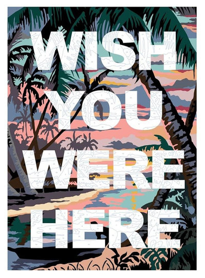 Wish You Were Here Art Print by Benjamin Thomas Taylor
