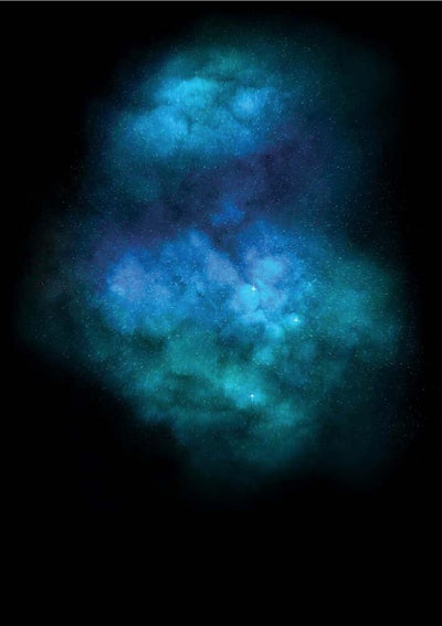 Galaxy Explosion Diamond Dust - Turquoise By Lauren Baker