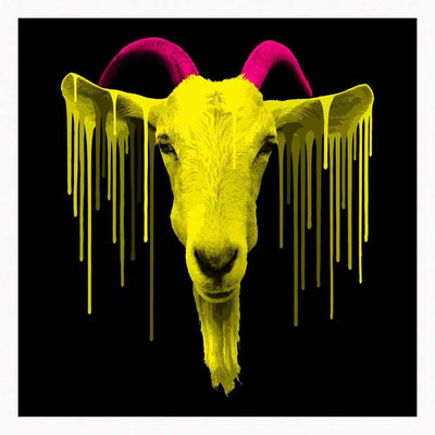 Yellow Goat By Carl Moore