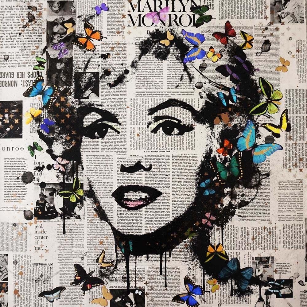 Marilyn Monroe - Hand-Finished Enlarged