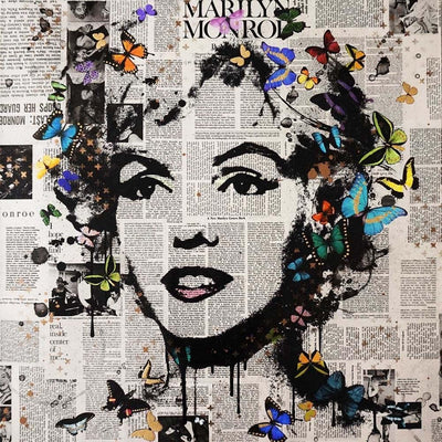 Marilyn Monroe - Hand-Finished By VeeBee