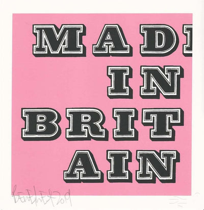 Mad in Britain - Pink By Ben Eine